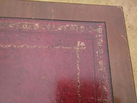 Photo of free Leather covered desk top. (Welwyn AL6) #3