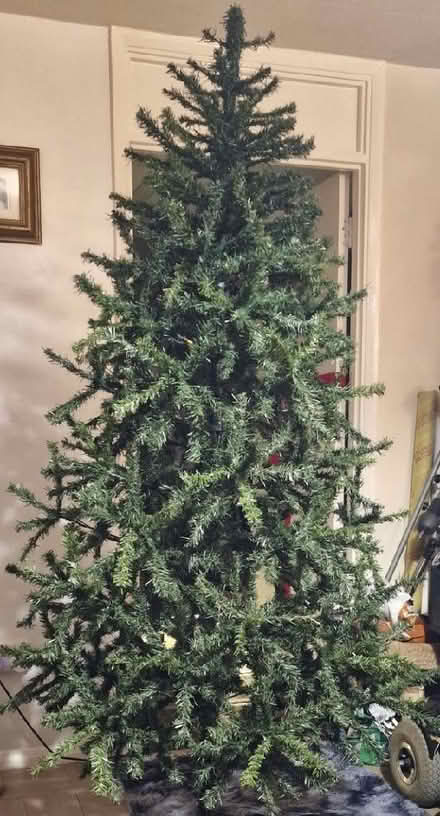 Photo of free 7ft Canadian Pine Artificial Xmas Tree (BN23 8 Langney Shops (Stone Cross BN23) #1