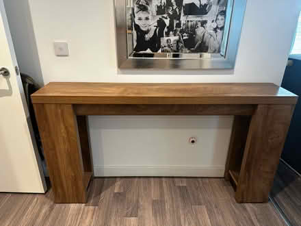 Photo of free Wooden console table (Norwich) #1