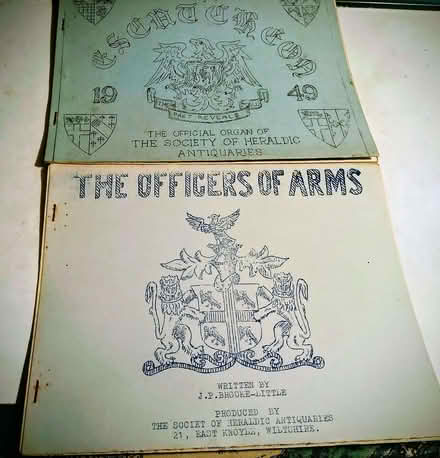 Photo of free Vintage Heraldry booklets (Minster Lovell OX29) #1