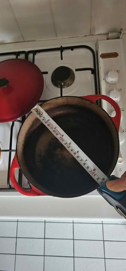 Photo of free Red cast iron pot (Altrincham) #1