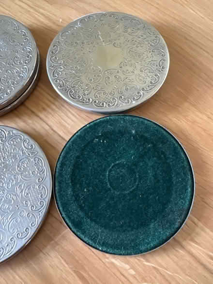 Photo of free Silver coloured coasters (CW2 6) #2