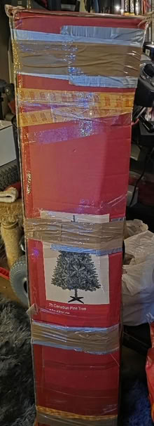 Photo of free 7ft Canadian Pine Artificial Xmas Tree (BN23 8 Langney Shops (Stone Cross BN23) #3