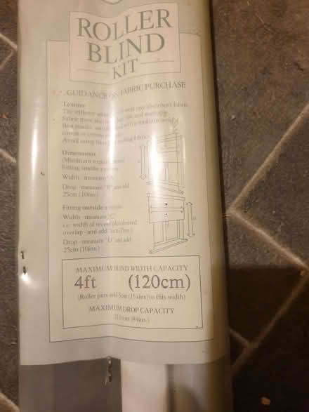 Photo of free Laura Ashley 120cm Blind Kit (Central Watford WD17) #2