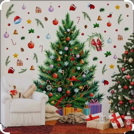 Photo of Christmas tree wall decal (Astoria Queens) #1