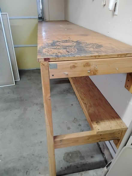 Photo of free 8' Solid Wood Work Bench (Northeast Mesa) #2
