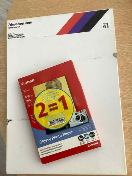 Photo of free Inkjet photo paper (Warwick CV34) #1