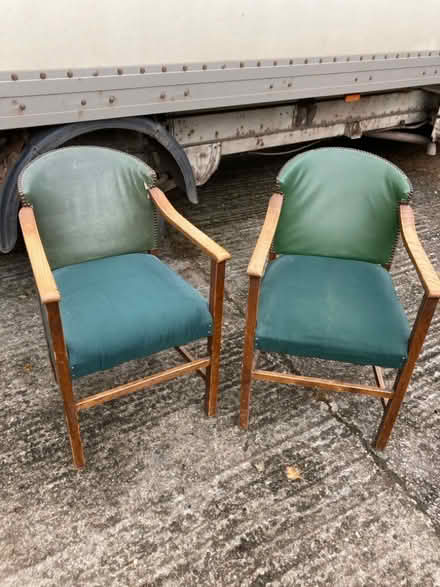 Photo of free Two vintage chairs (Dorstone HR3) #1