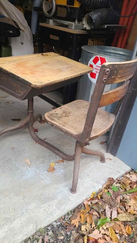 Photo of free Schoolhouse desk (Ulster County) #2