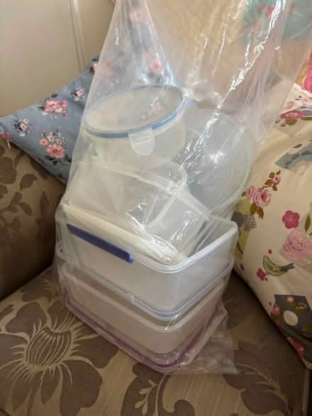 Photo of free Plastic containers with lids (Causeway End MK43) #1