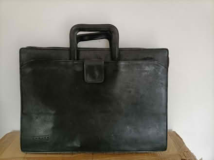 Photo of free Black Leather briefcase (Bucklesham) #1