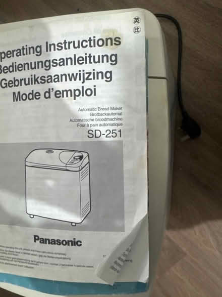Photo of free Panasonic bread maker (Maidstone ME15) #1