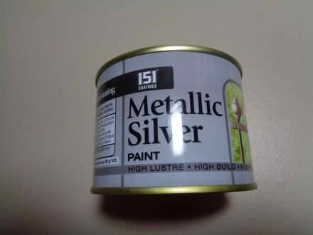 Photo of free Metallic silver paint unopened (Bare LA4) #1