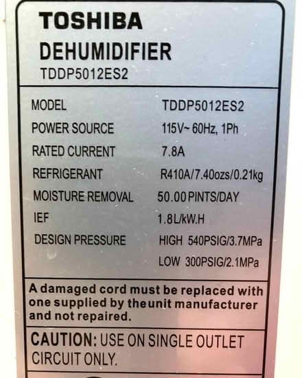 Photo of free Dehumidifier, partially working (Eastchester, NY) #2