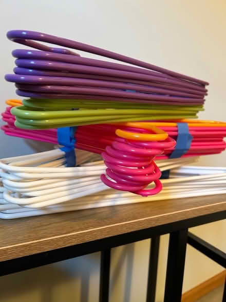 Photo of free Plastic hangers (Woodridge) #1