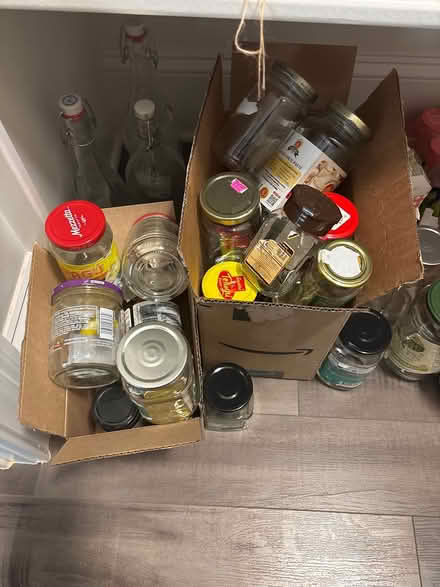 Photo of free Lot of glass jars (apex) #1