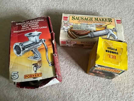 Photo of free Mincer, Sausage maker & Burger maker walk into a pub.. (Hertford SG14) #1