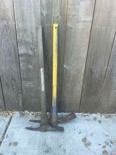 Photo of free Two large pick axe with wood handle (Berkeley) #1