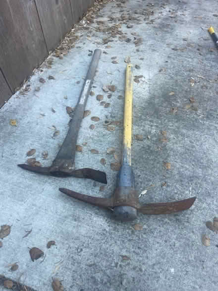 Photo of free Two large pick axe with wood handle (Berkeley) #2