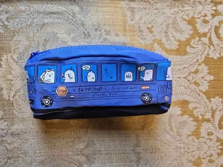 Photo of free Small Blue "Bus" Bag (West 7th) #2