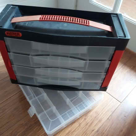 Photo of free 1 Keter Storage drawers & 1 box with dividers (Blackhall EH4) #2