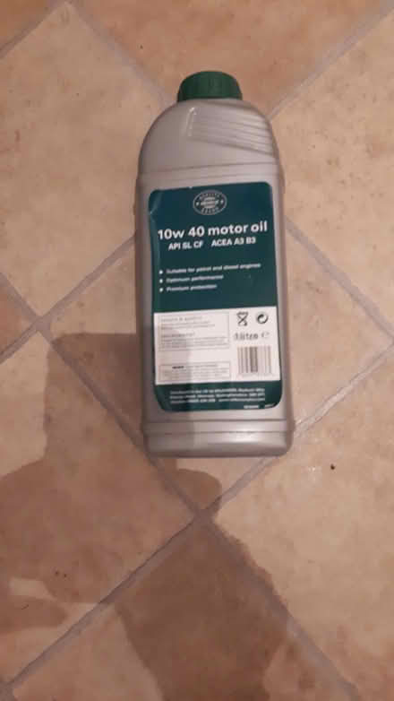 Photo of free 10w 40 Motor Oil (1/3 bottle) (Cressex HP12) #1