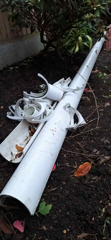 Photo of free 8m guttering and connections (Chellaston) #1