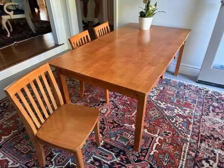 Photo of free Kid table and chairs (Near Mountain View High School) #3