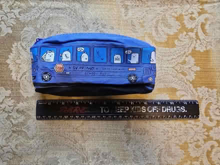 Photo of free Small Blue "Bus" Bag (West 7th) #4