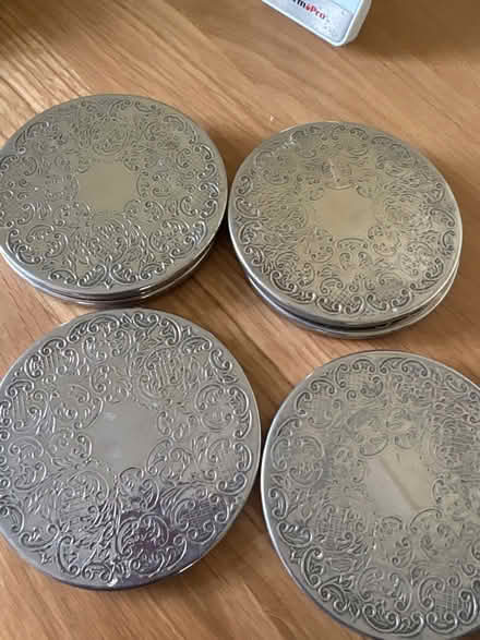 Photo of free Silver coloured coasters (CW2 6) #1