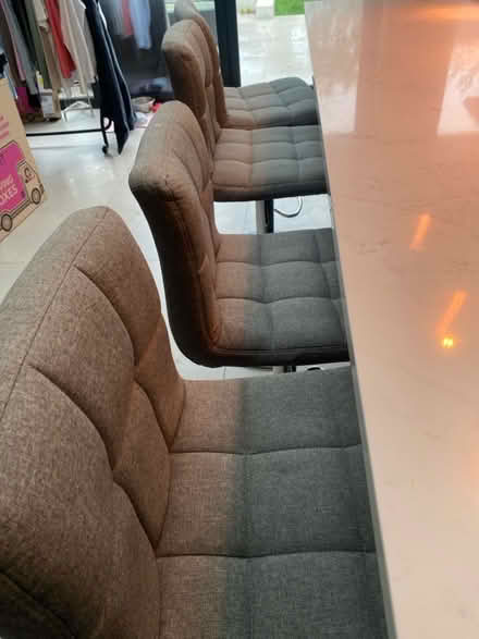 Photo of free X4 bar stools in good condition (Worcester Park KT4) #1