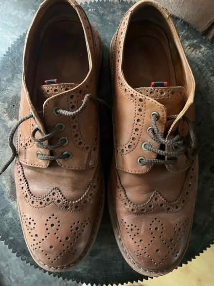 Photo of free Tan leather men’s brogues - size 10/44 (Flitwick MK45) #1