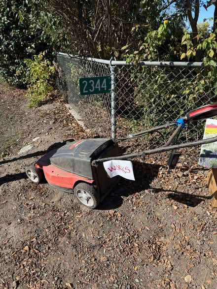 Photo of free Black & Decker Cordless Mower (North West Petaluma) #1