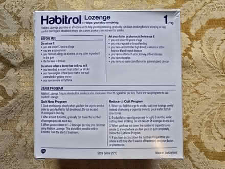 Photo of free Habitrol Nicotine Lozenges: expired (West 7th) #4