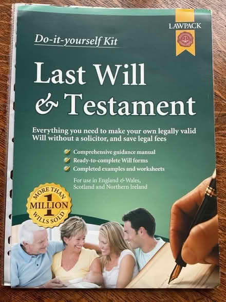 Photo of free DIY will kit (West Hill TN34) #1