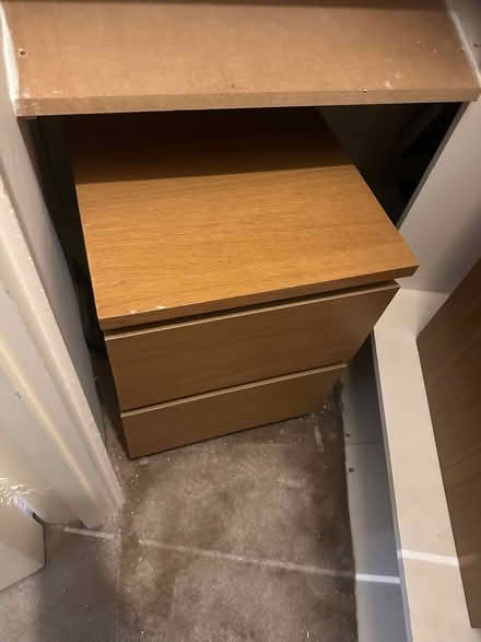 Photo of free 2 x bedside tables - ikea (Emlyn Gardens W4) #1