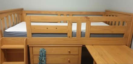 Photo of free NEEDS TO GO - Mid Sleeper bed (Enfield EN1 3) #1