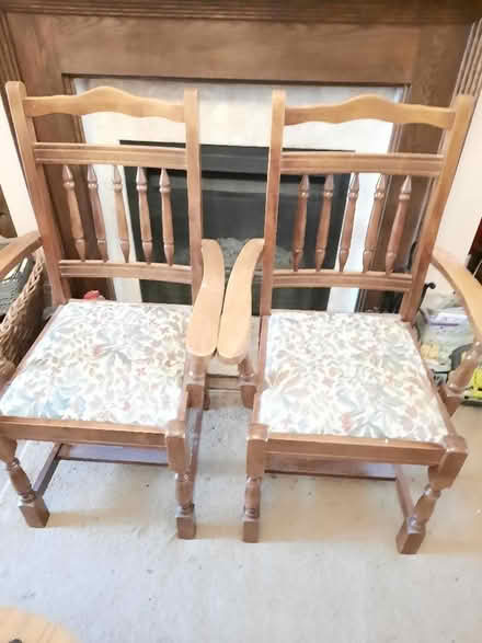 Photo of free Carver chairs x2 (Brimington S43) #2