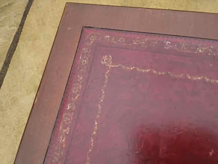 Photo of free Leather covered desk top. (Welwyn AL6) #2