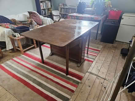 Photo of free Folding table with drawers for coasters & mats (Bohemia TN37) #1