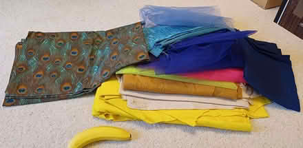 Photo of free Pile of assorted craft fabric (IP4) #1