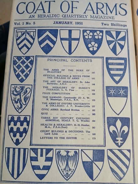 Photo of free Vintage Heraldry Society magazines (Minster Lovell OX29) #3