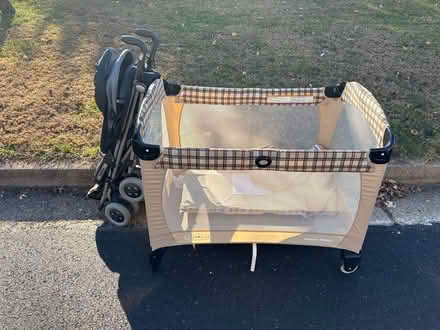 Photo of free Graco pack n play and stroller (Near Marshall Road School) #1