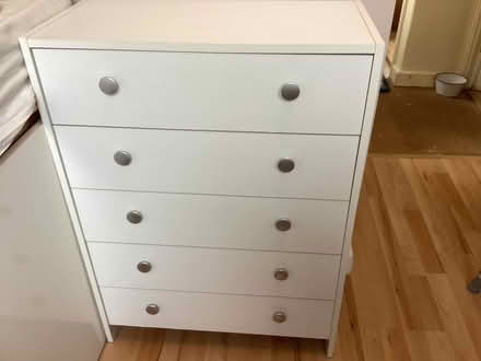 Photo of free White, mdf, chest of drawers. (Hollingbury BN1) #2