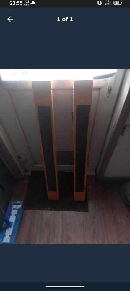 Photo of free 2 foldable outdoor bench supports (Ronnis mount OL7) #1