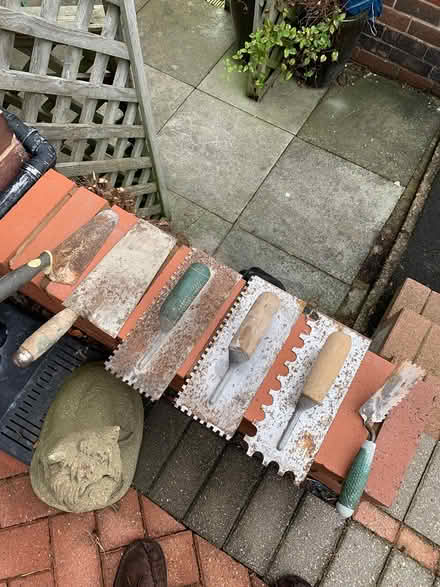 Photo of free An assortment of tiling trowels (Hackenthorpe S12 4QF) #1