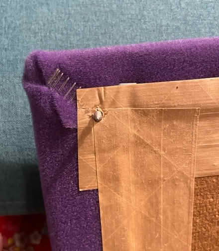 Photo of free Noticeboard -Large Purple Felt (Old Hutton LA8) #3