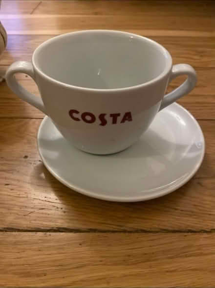 Photo of free Large Costa cup & Saucer (Cheshunt En8) #1
