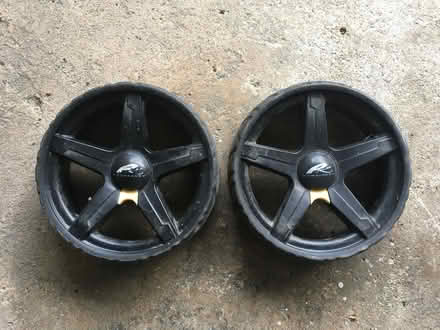 Photo of free Two wheels for Motorcaddy golf buggy (Lyncombe) #1