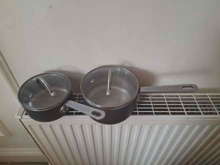 Photo of free 2x pans (non induction) and 1x double bed bedding (Saville Park HX1) #2
